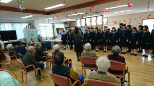 コーラス部♪ 校外演奏　デイサービス土佐