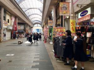 帯屋町商店街でインタビューしよう／中１