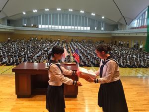 １学期終業式が行われました。